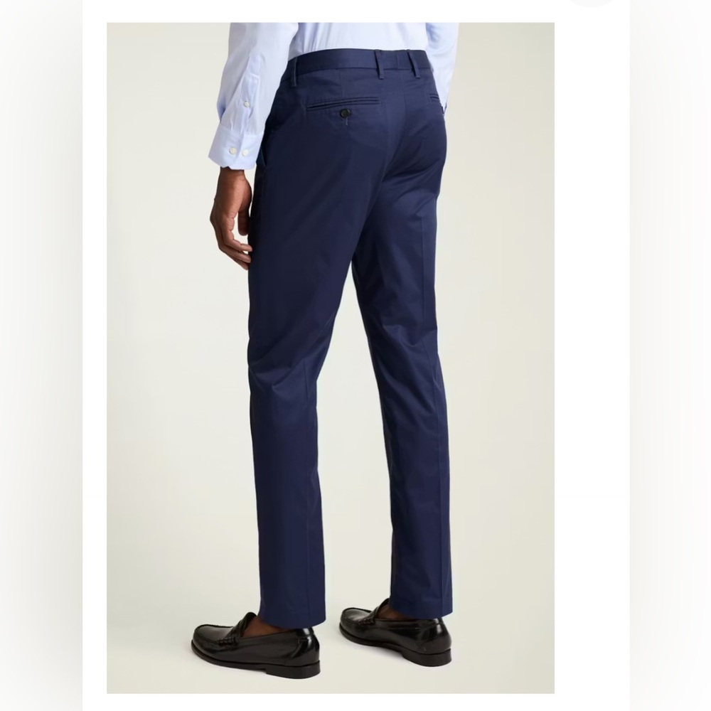 Bonobos Men’s Weekday Warrior Dark Blue Dress Pants - Picture 3 of 11